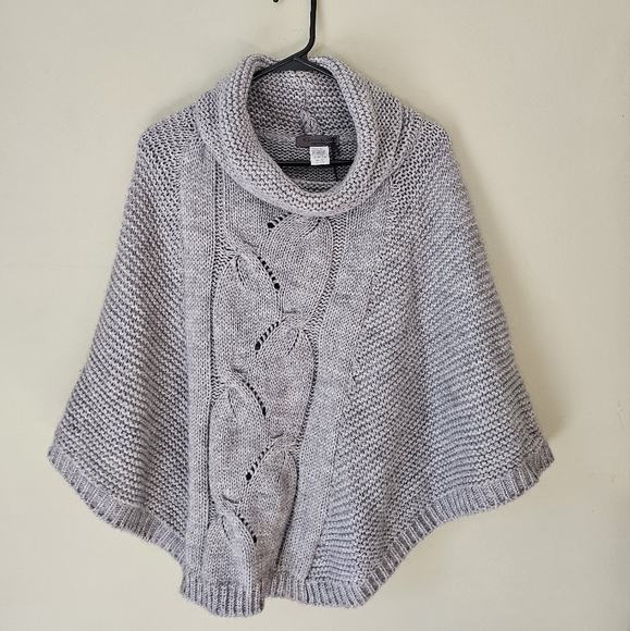 Elsamonda Italian Knit Sweater Cape / Poncho Cowl-Neck - Picture 2 of 7